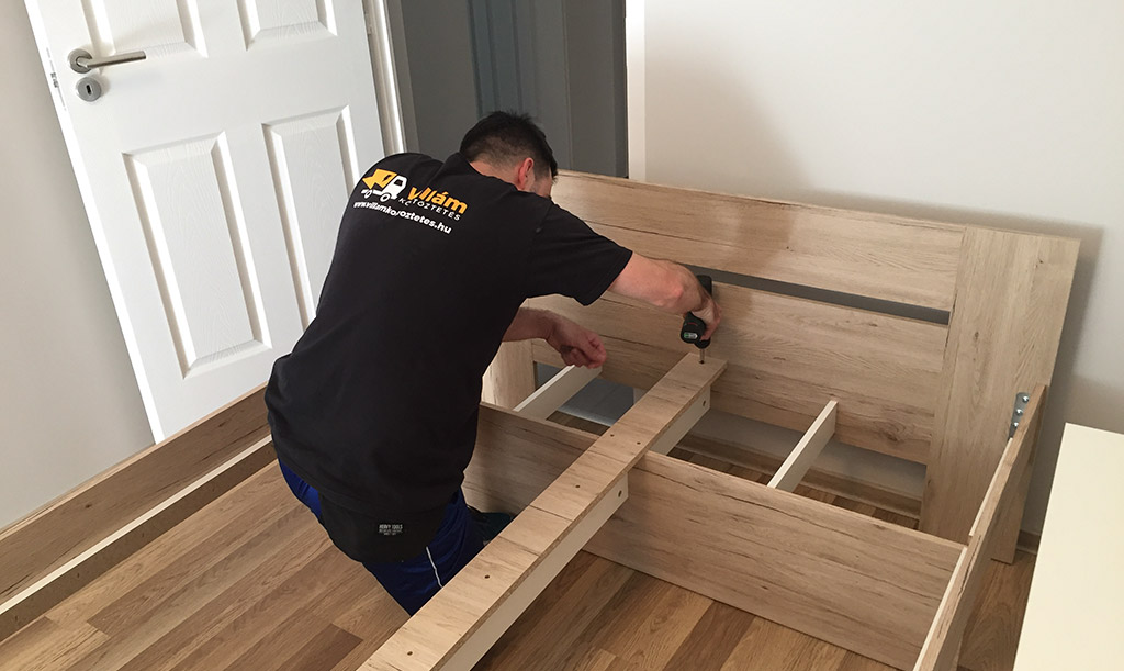 Ágykeret összeszerelése