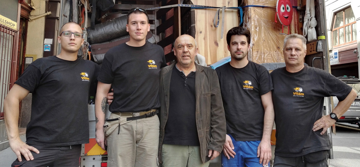 Költöztetés Budapesten profi csapattal